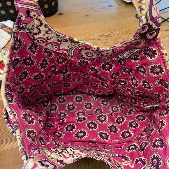 VERA BRADLEY VERY BERRY PAISLEY QUILTED EMILY SATCHEL SHOULDER BAG PURSE HANDBAG - Picture 6 of 10